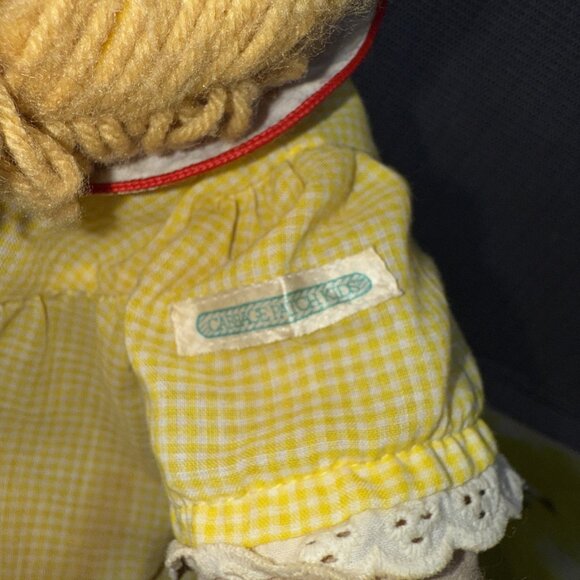 Vintage Cabbage Patch Kids Girl Doll Blond Hair Blue Eyes Coleco 1982 - Picture 5 of 10